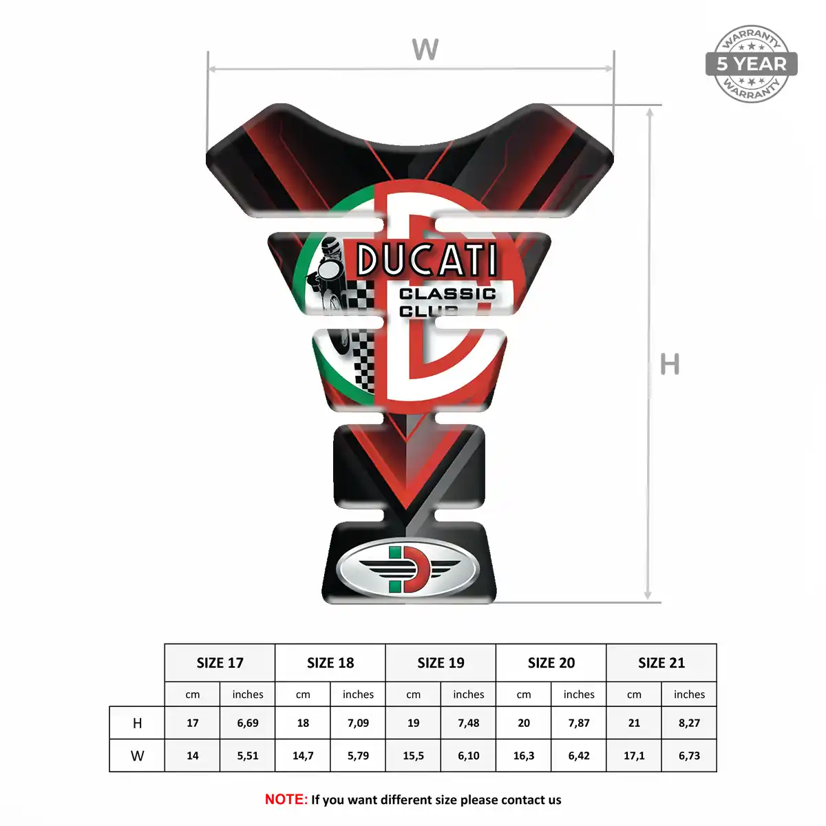 Ducati Tank Protector Superior Craft