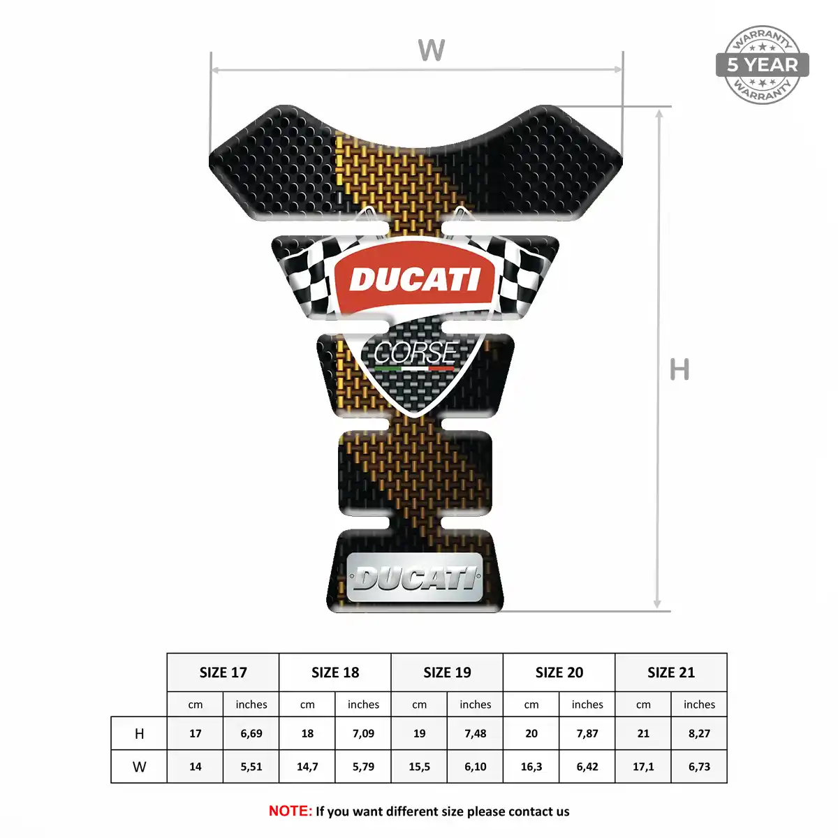 Ducati Tank Scratch Protector Elite Edition