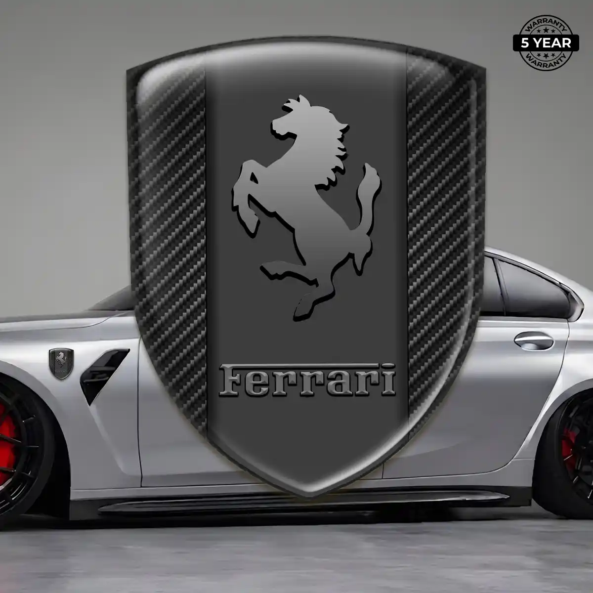 Ferrari 3D Gel Sticker Elite Finish