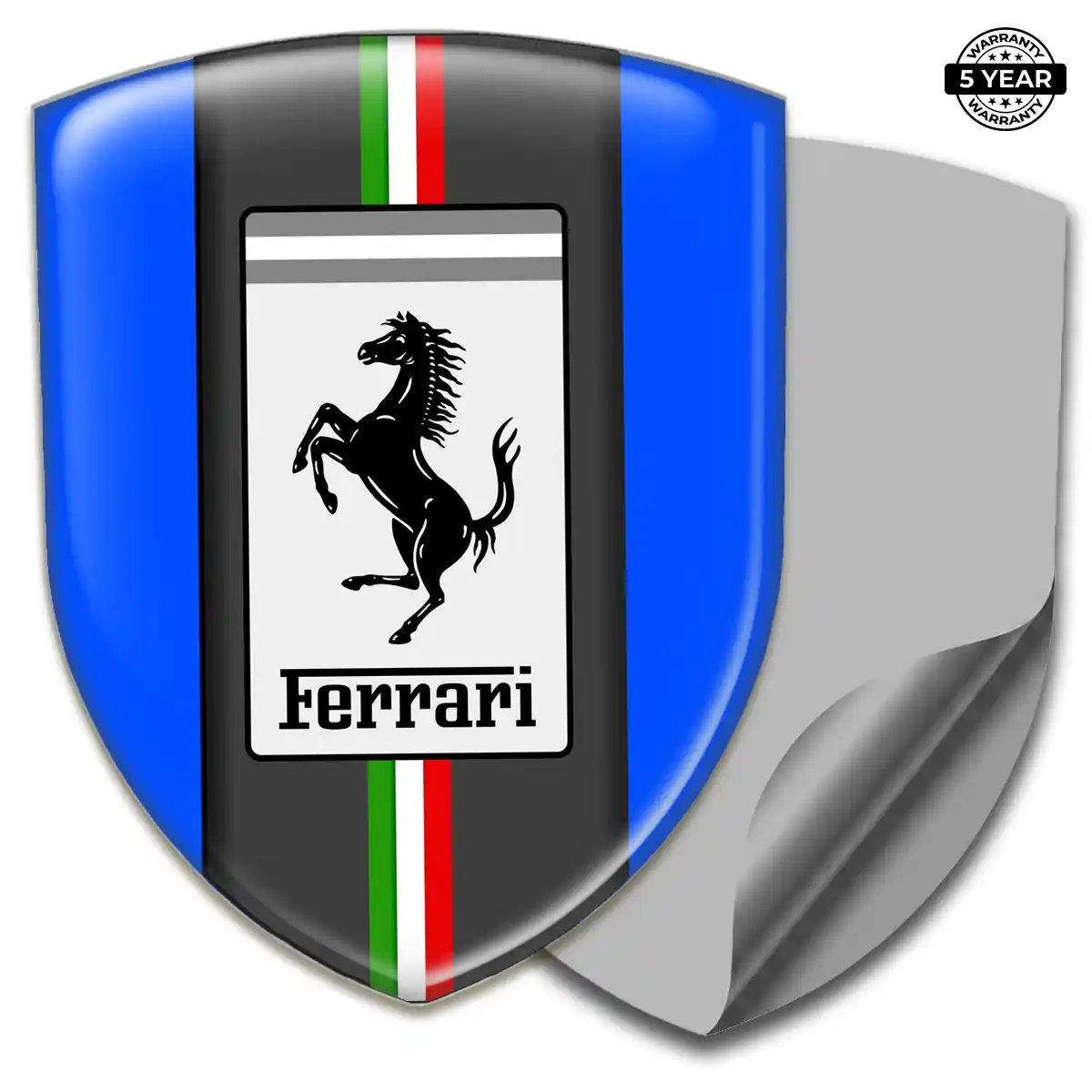 Ferrari 3D Gel Sticker Sleek Style