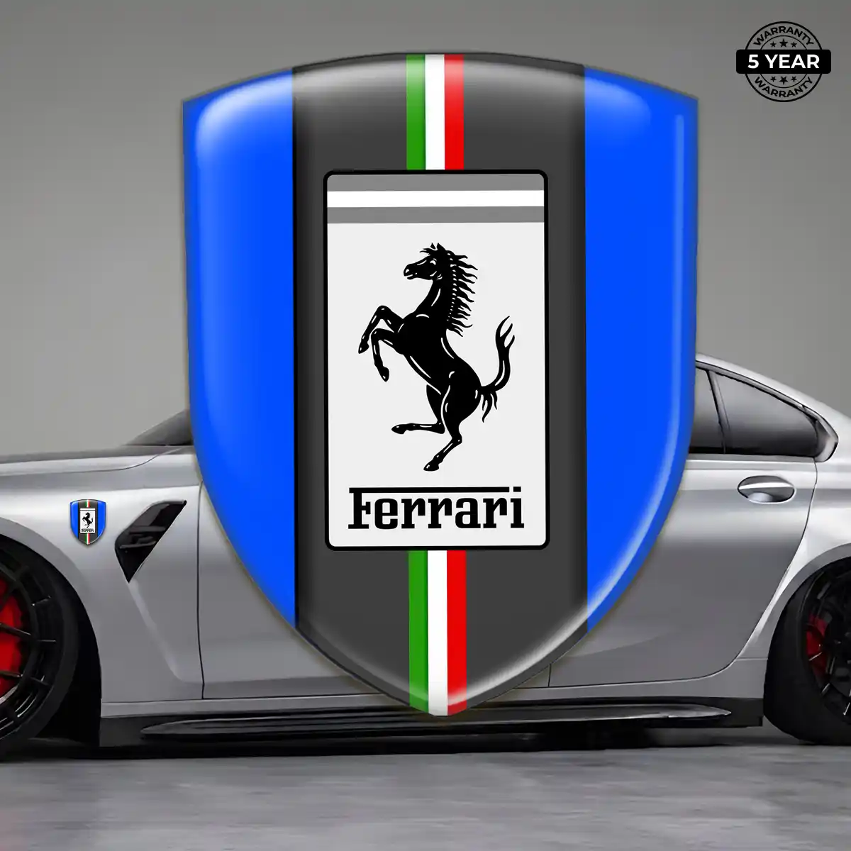 Ferrari 3D Gel Sticker Sleek Style