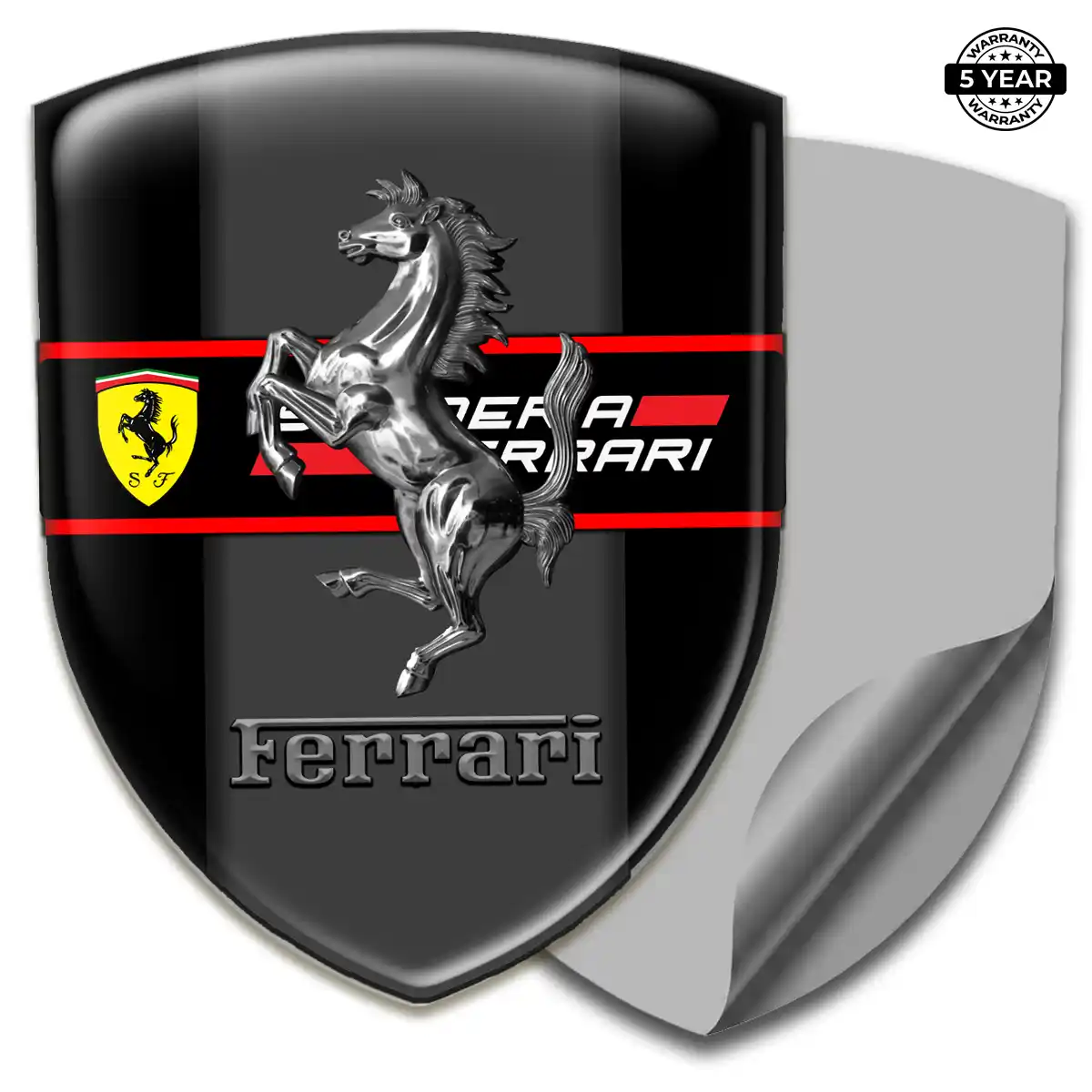 Ferrari Automotive Resin Decal Elite Finish