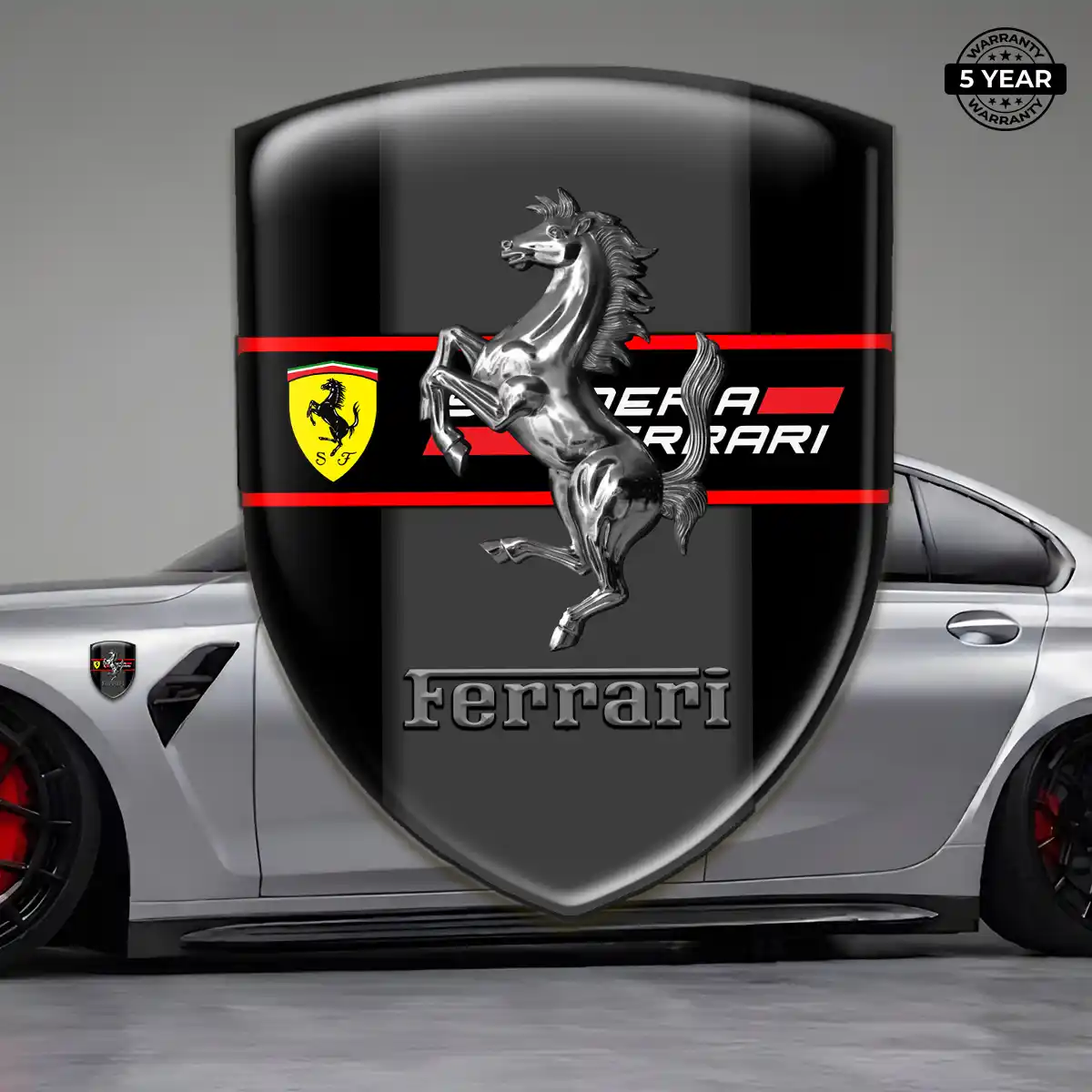 Ferrari Automotive Resin Decal Elite Finish