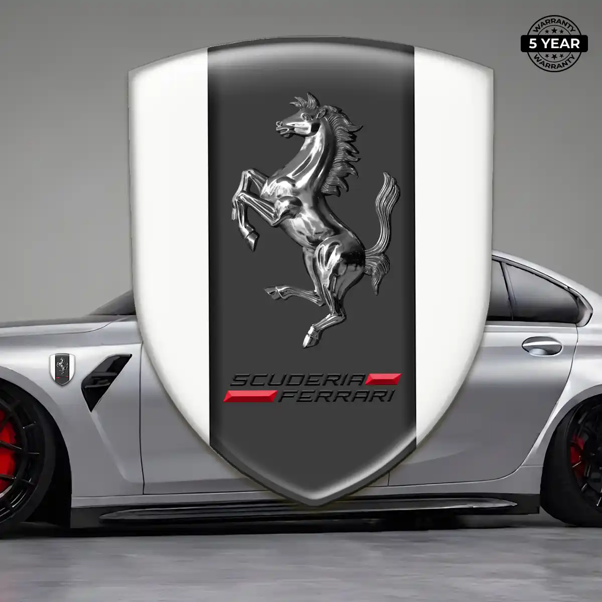 Ferrari Automotive Resin Decal Sleek Style