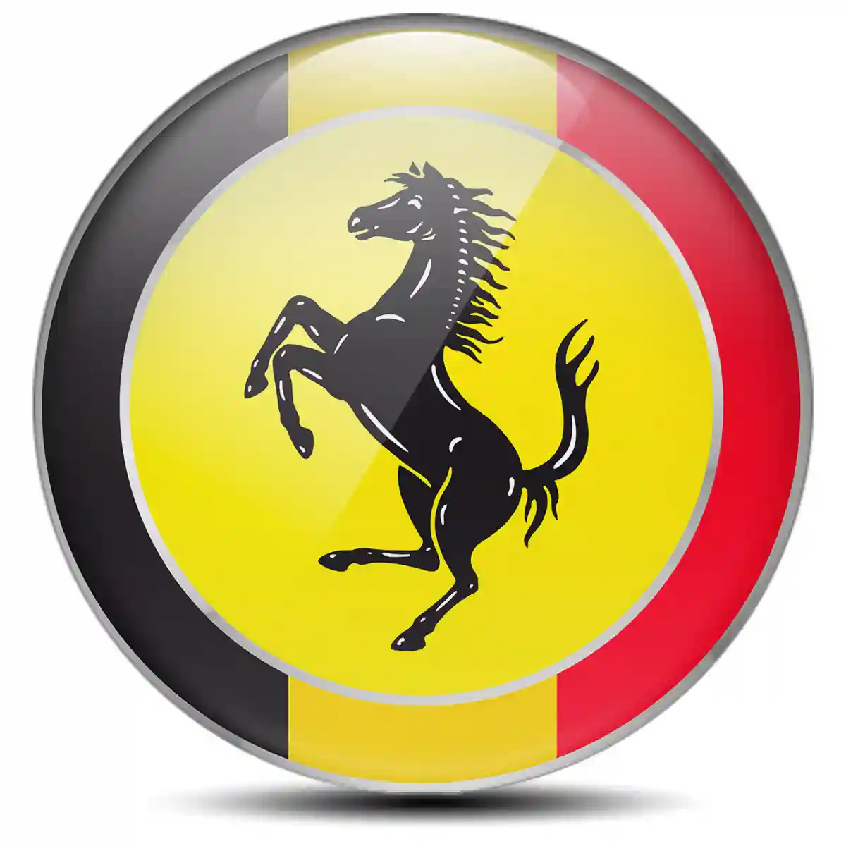 Ferrari Badge Emblems Center Cap High Quality