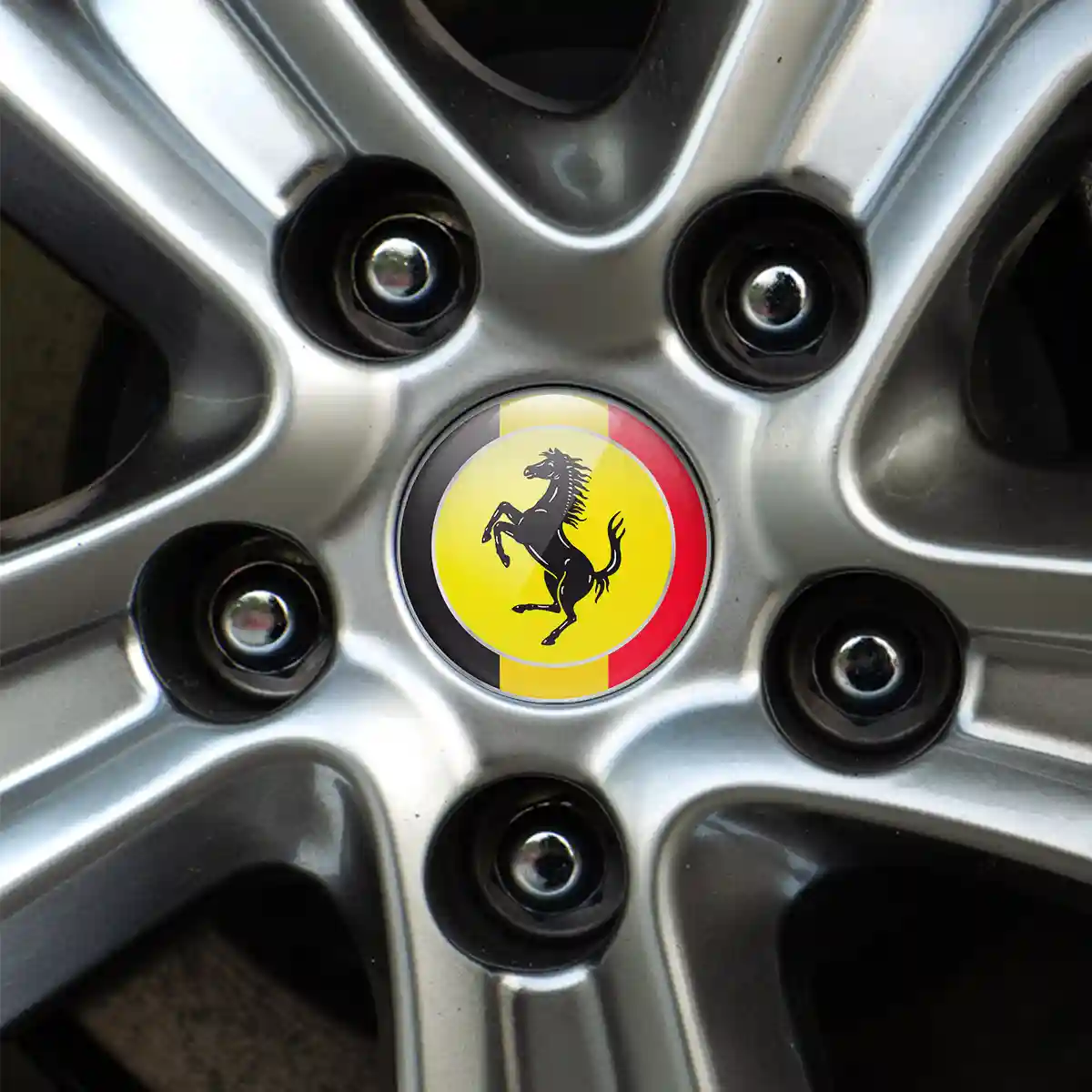 Ferrari Badge Emblems Center Cap High Quality