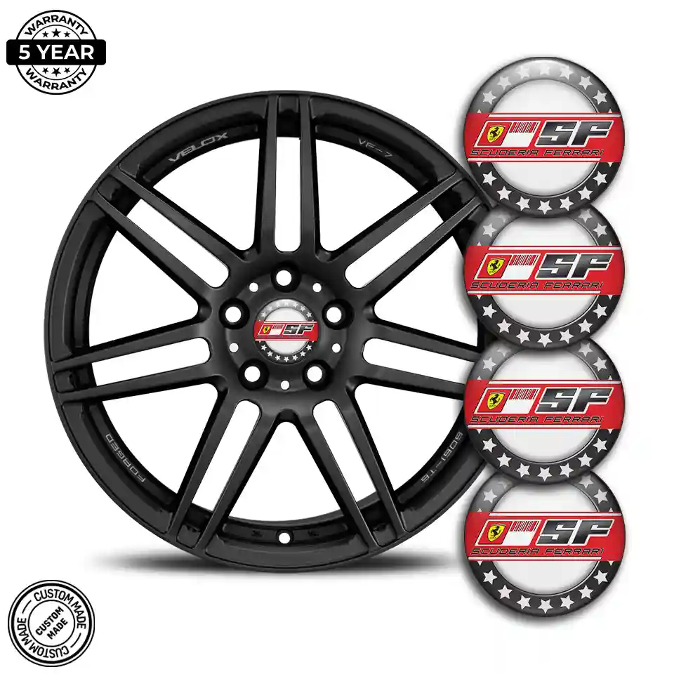 Ferrari Badge Emblems Center Cap Premium Quality
