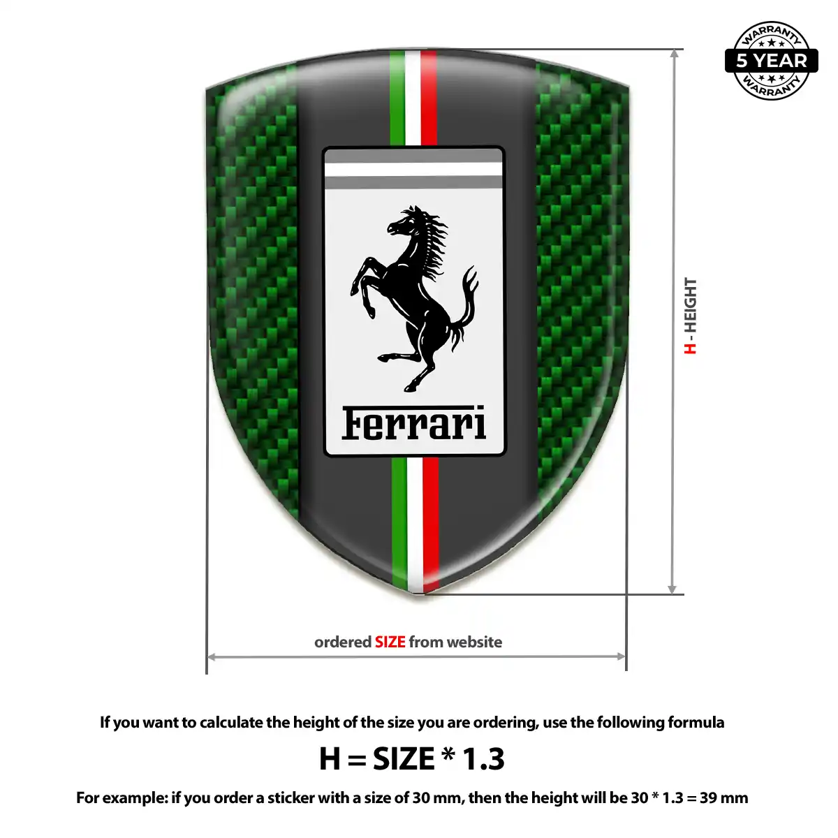 Ferrari Badge Refined Design