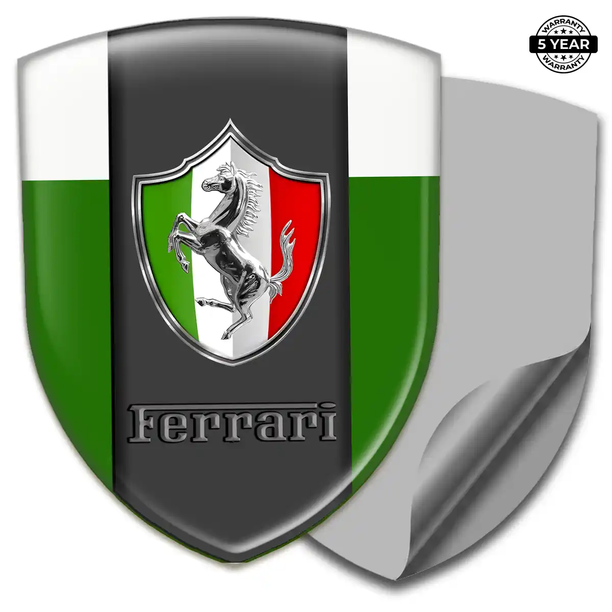 Ferrari Car Emblem Decal Elite Finish