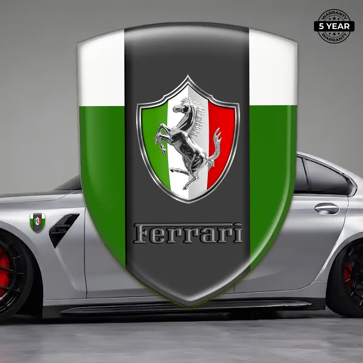 Ferrari Car Emblem Decal Elite Finish