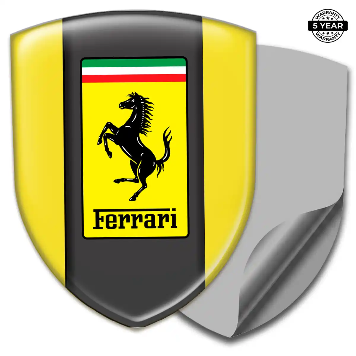 Ferrari Car Emblem Decal Refined Design