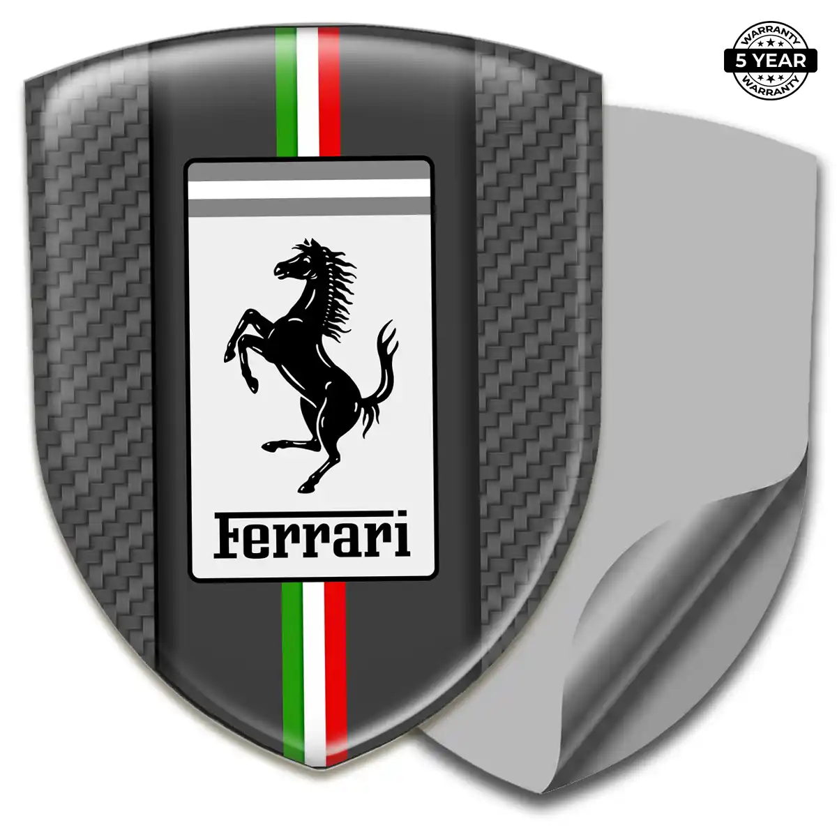 Ferrari Car Emblem Decal Sleek Style