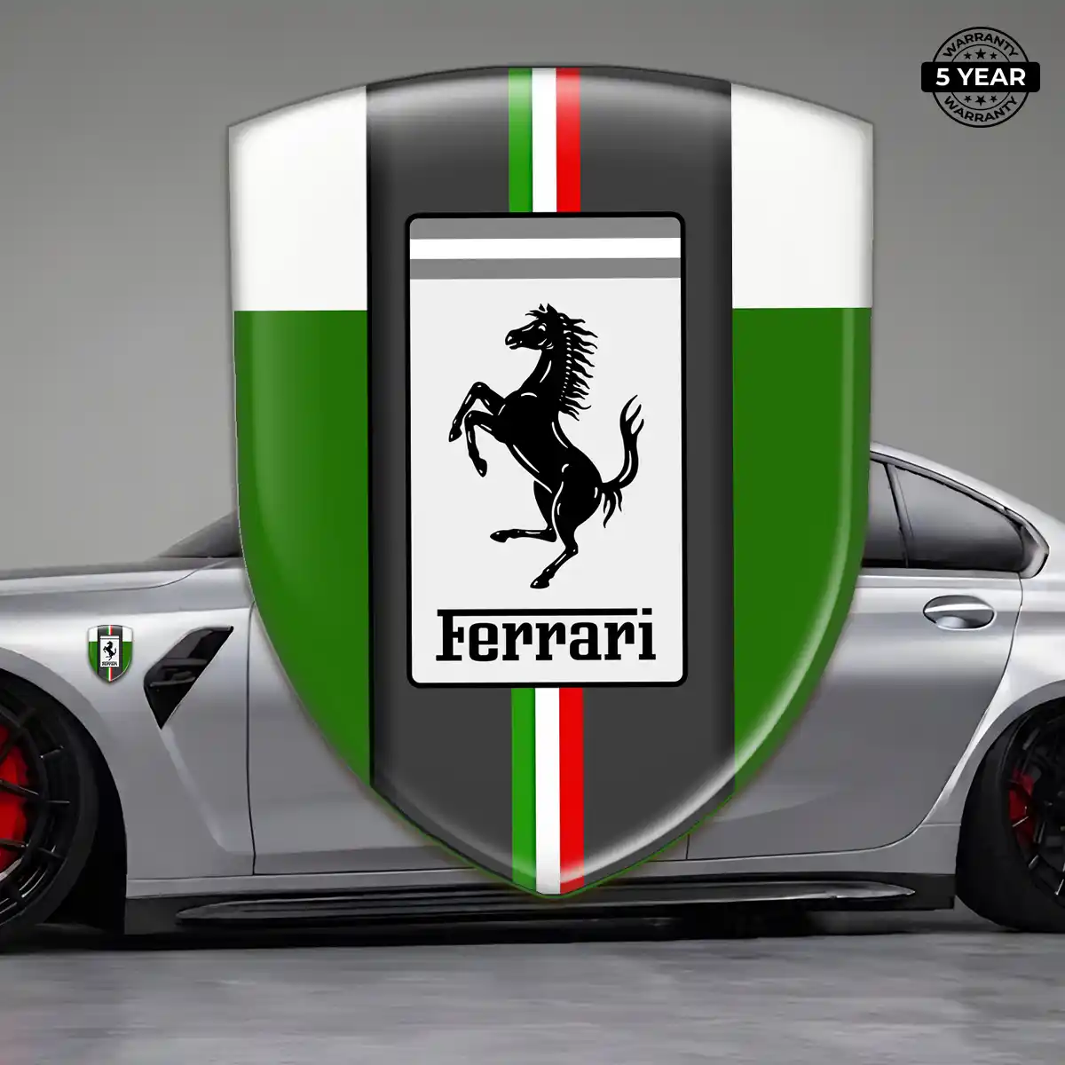 Ferrari Car Logo Decal Refined Design