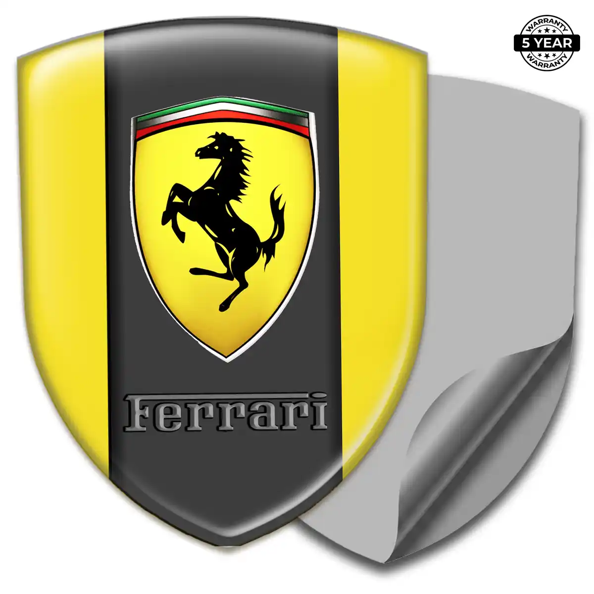 Ferrari Car Logo Decal Sleek Style
