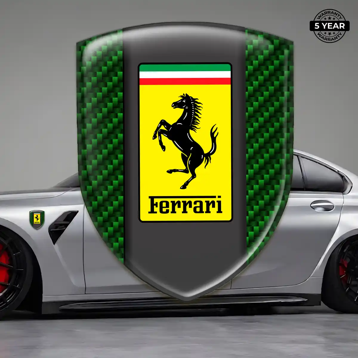 Ferrari Crest Logo Emblem Elite Finish