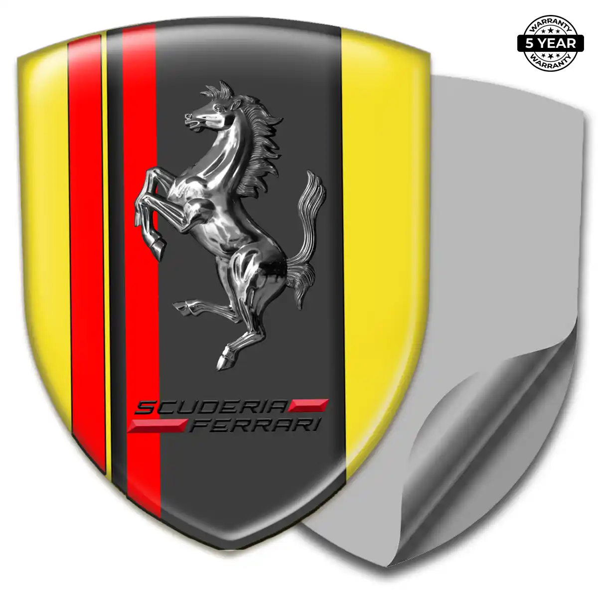 Ferrari Crest Logo Emblem Refined Design