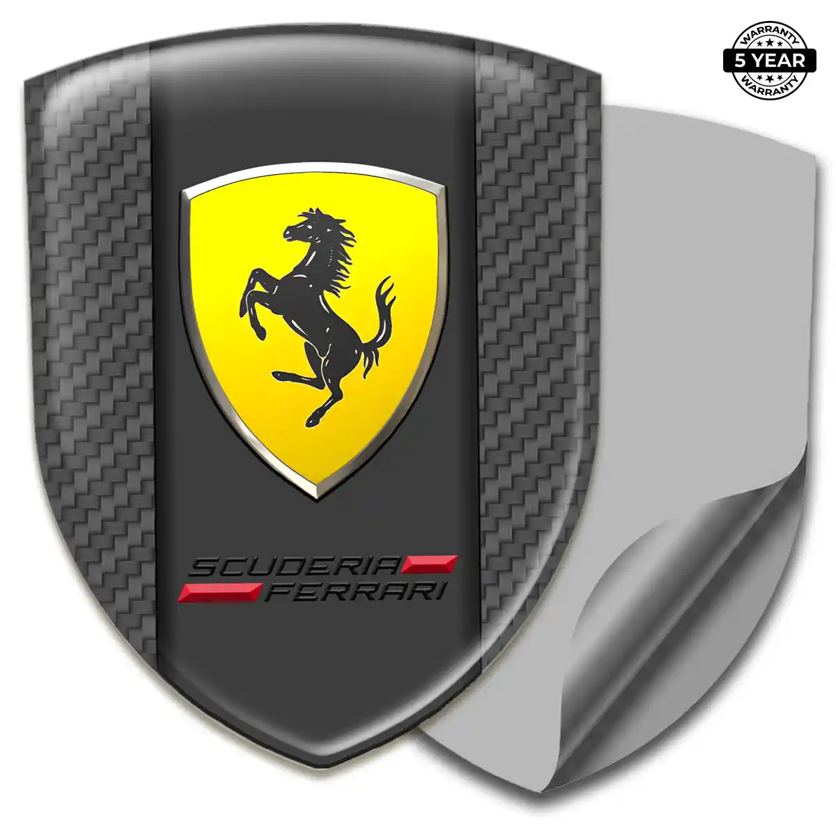 Ferrari Crest Logo Emblem Sleek Style