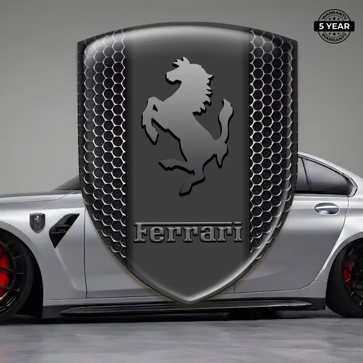 Ferrari Domed Badge Elite Finish