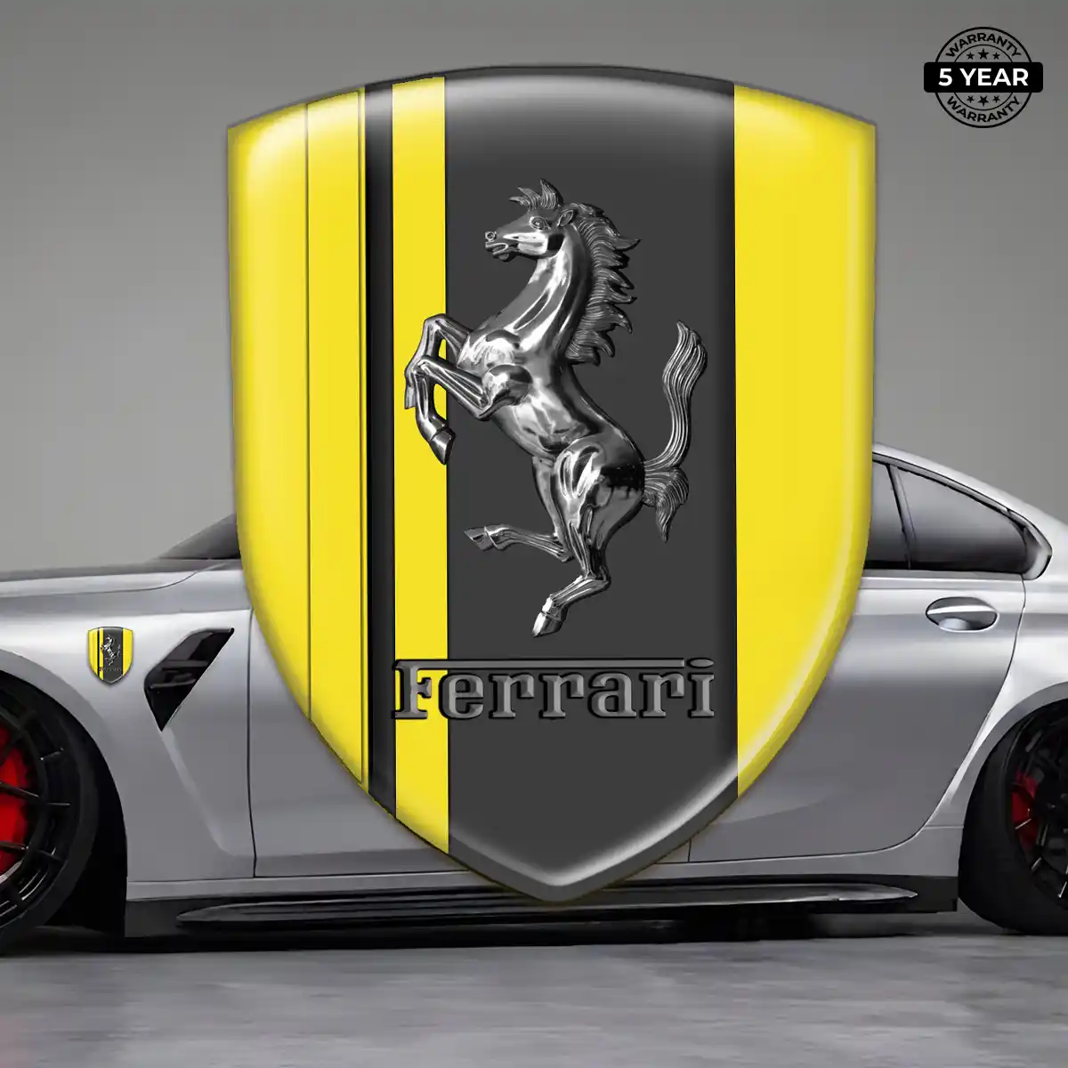 Ferrari Domed Badge Refined Design
