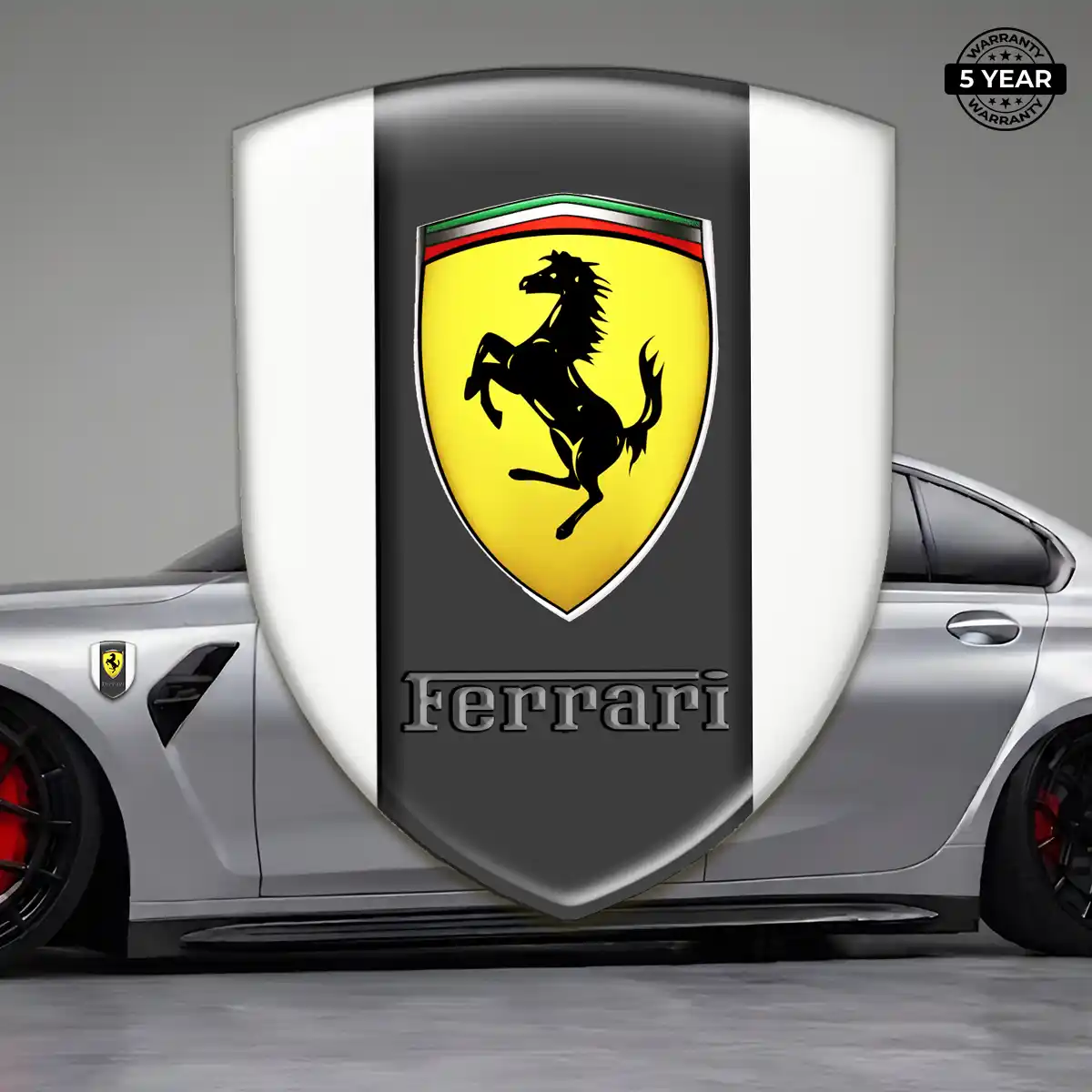 Ferrari Domed Decal Elite Finish
