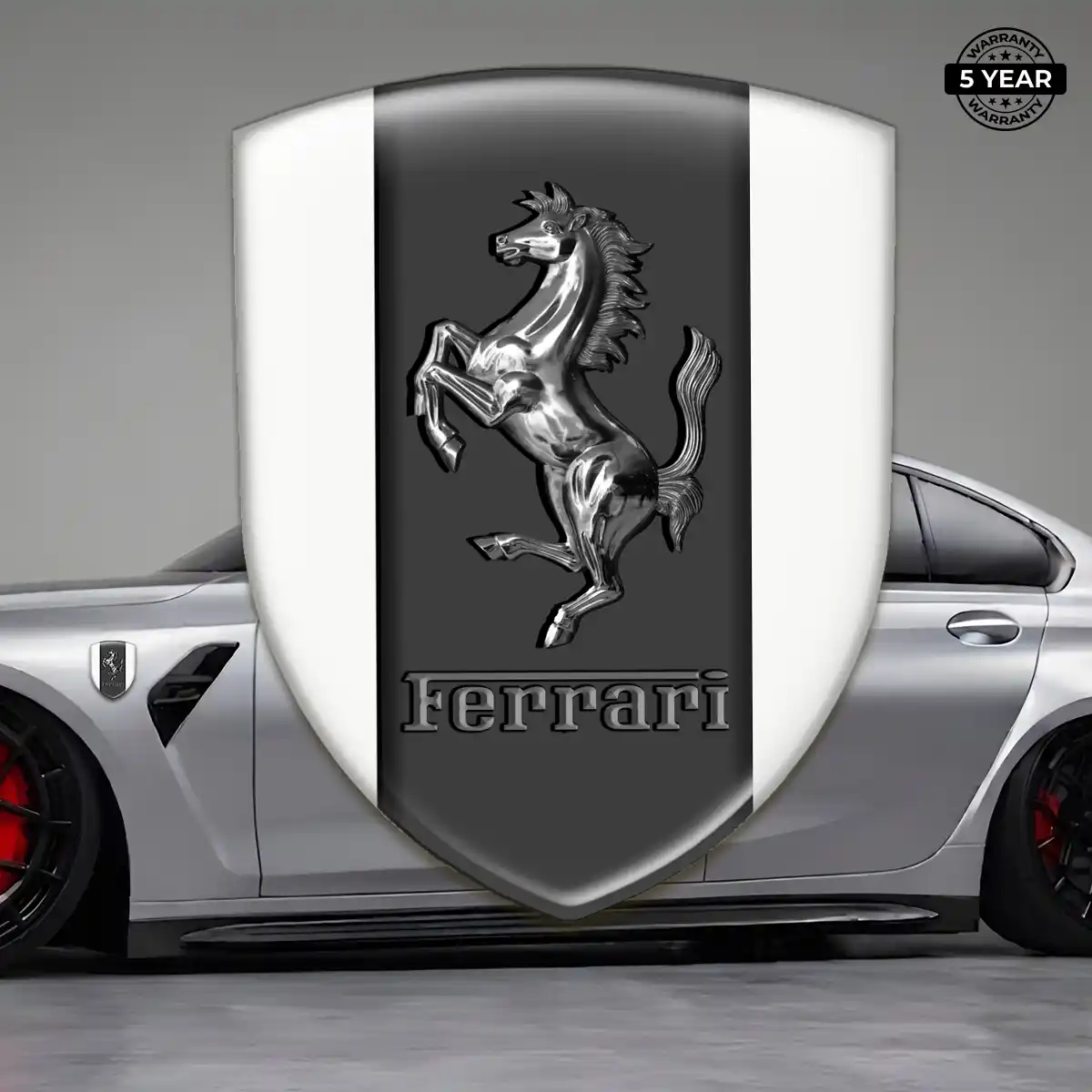 Ferrari Domed Decal Refined Design