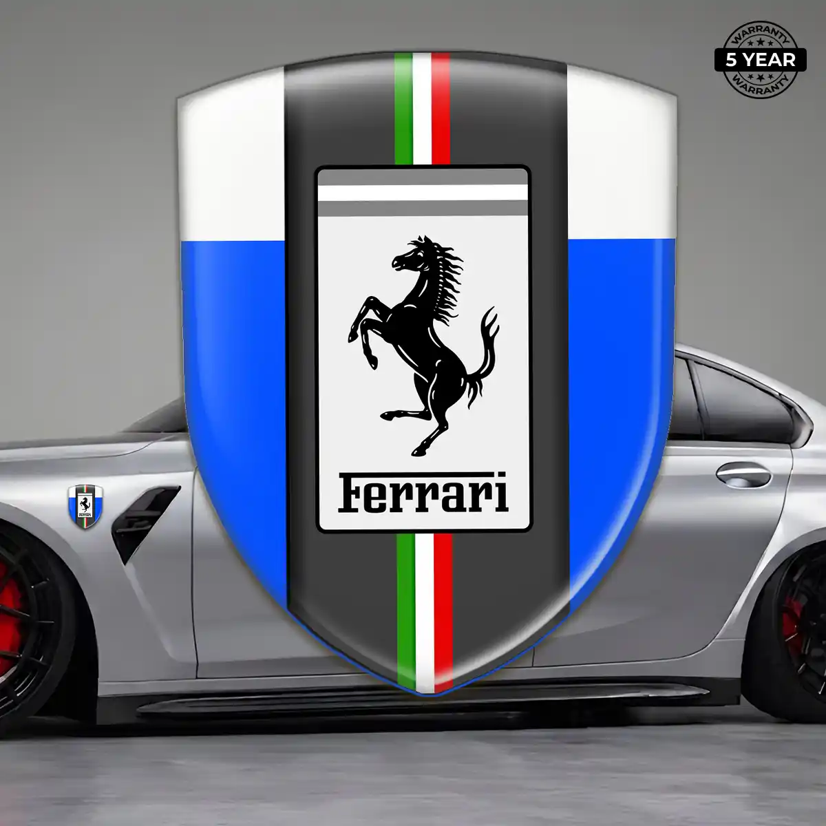 Ferrari Domed Emblem Elite Finish