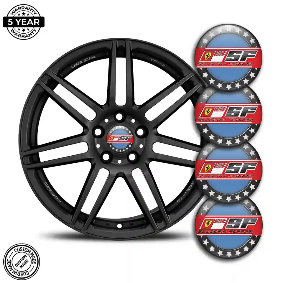 Ferrari Domed Emblem Self-Adhesive High Quality