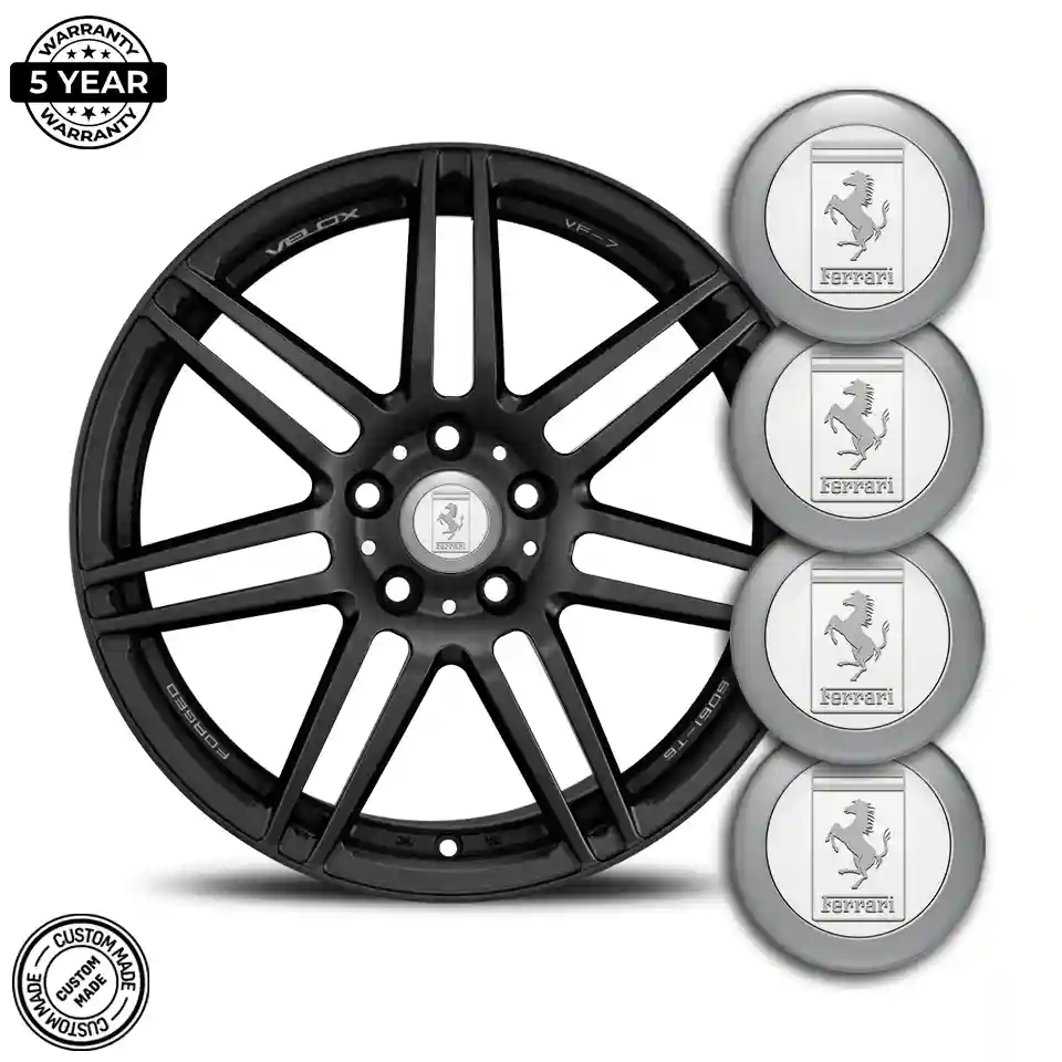 Ferrari Domed Emblem Self-Adhesive Luxury Edition