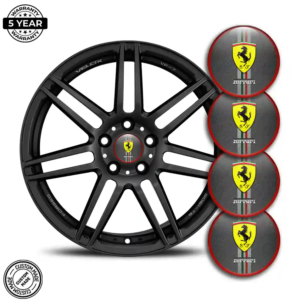 Ferrari Domed Emblem Self-Adhesive Premium Edition