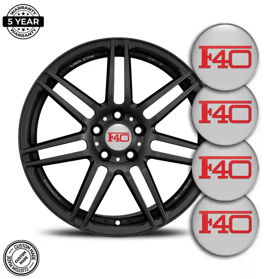 Ferrari Domed Emblem Self-Adhesive Stylish Design