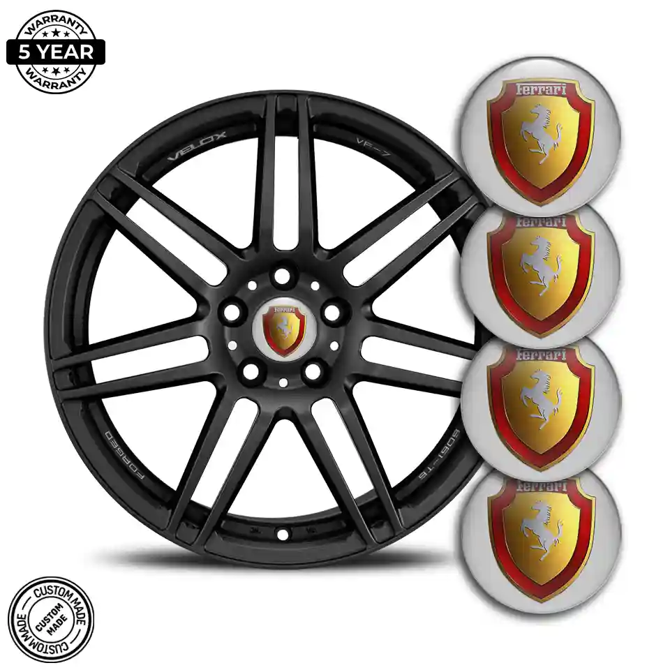 Ferrari Domed Sticker Self-Adhesive Limited Edition