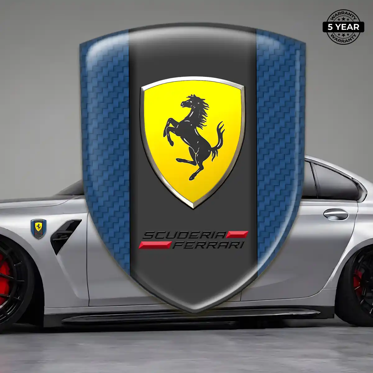Ferrari Emblem Badge Elite Finish