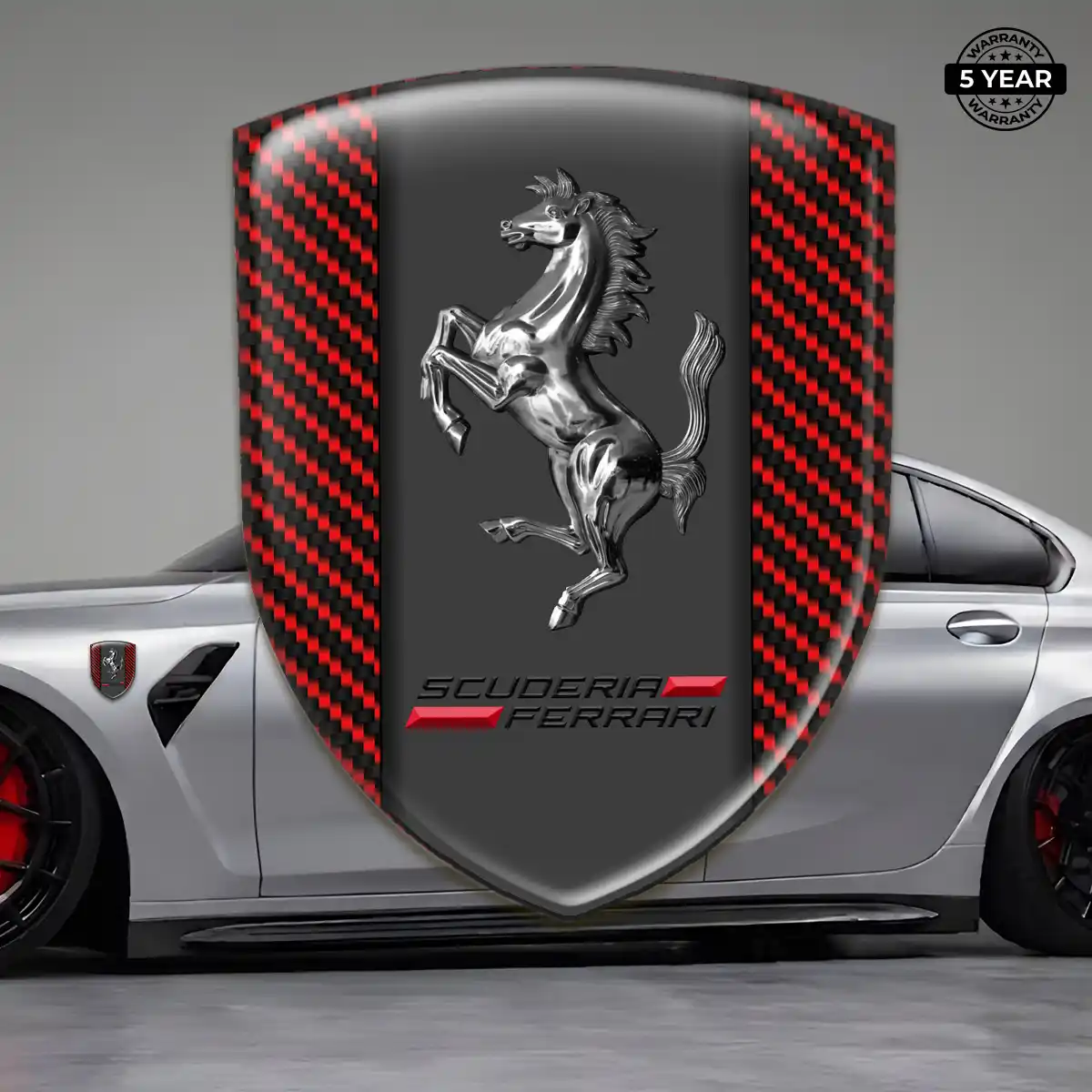 Ferrari Emblem Badge Logo Elite Finish