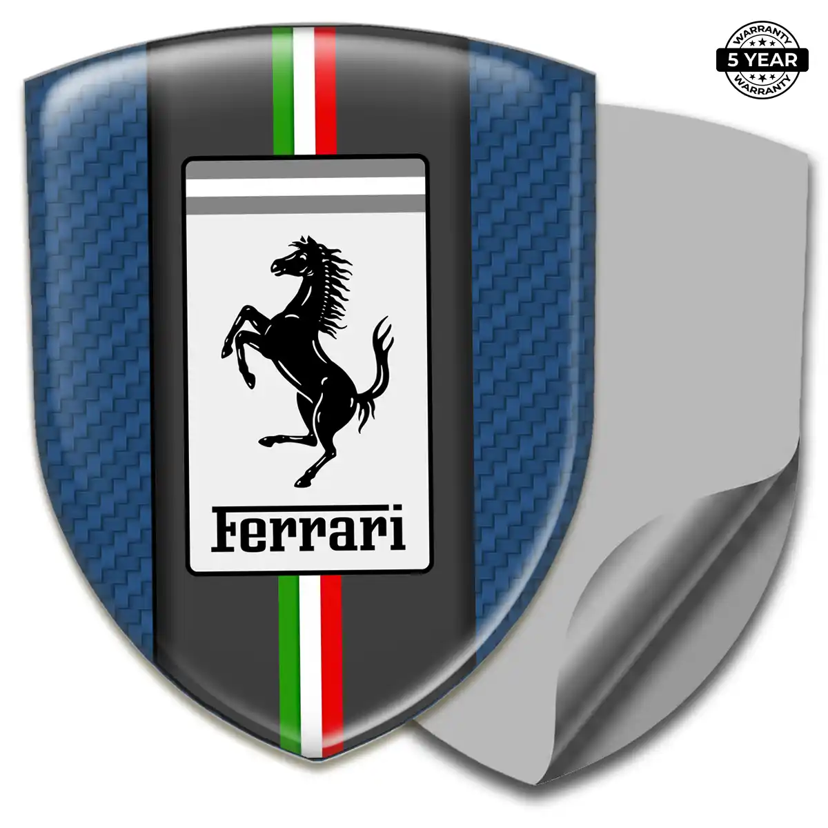 Ferrari Emblem Badge Logo Sleek Style