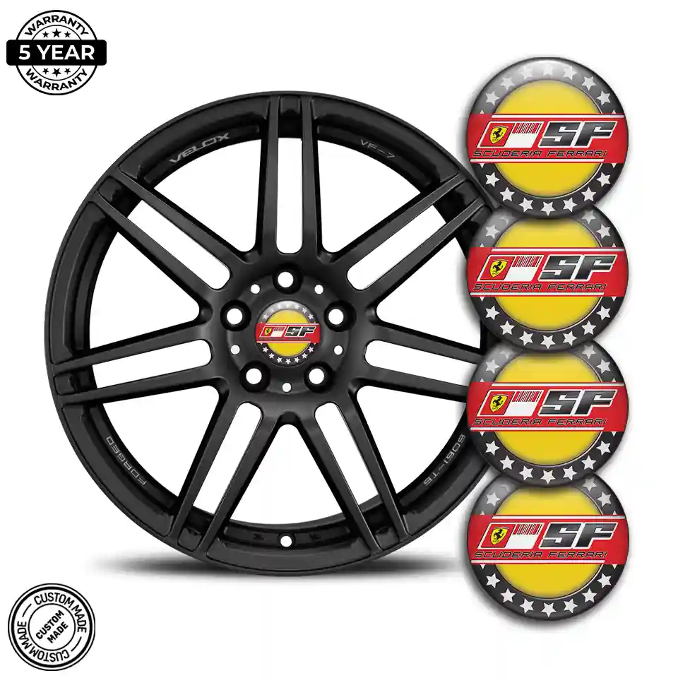 Ferrari Emblem Badge Self-Adhesive Premium Edition