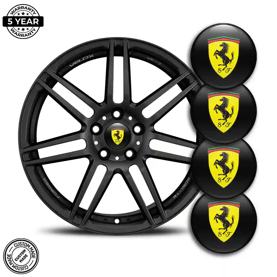 Ferrari Emblem Center Hup Cap High Quality