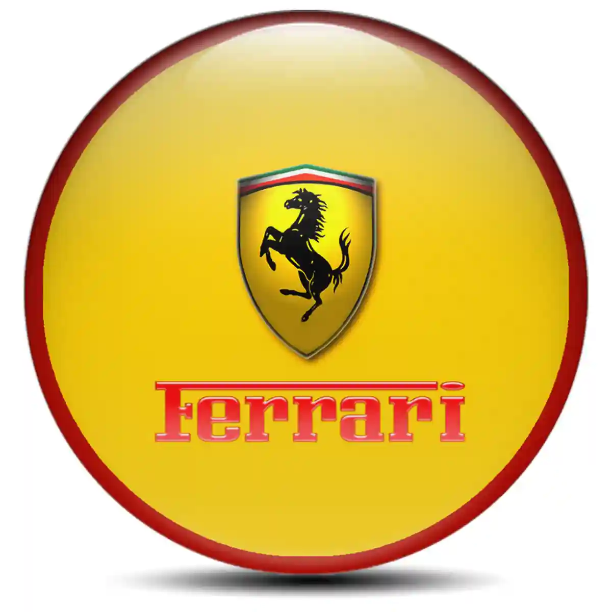 Ferrari Emblem Center Hup Cap Luxury Edition