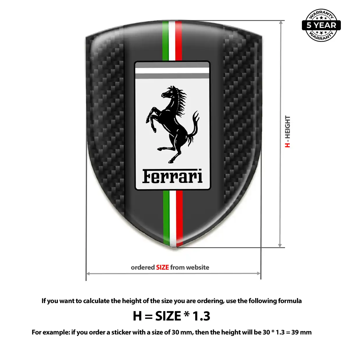 Ferrari Emblem Crest Refined Design