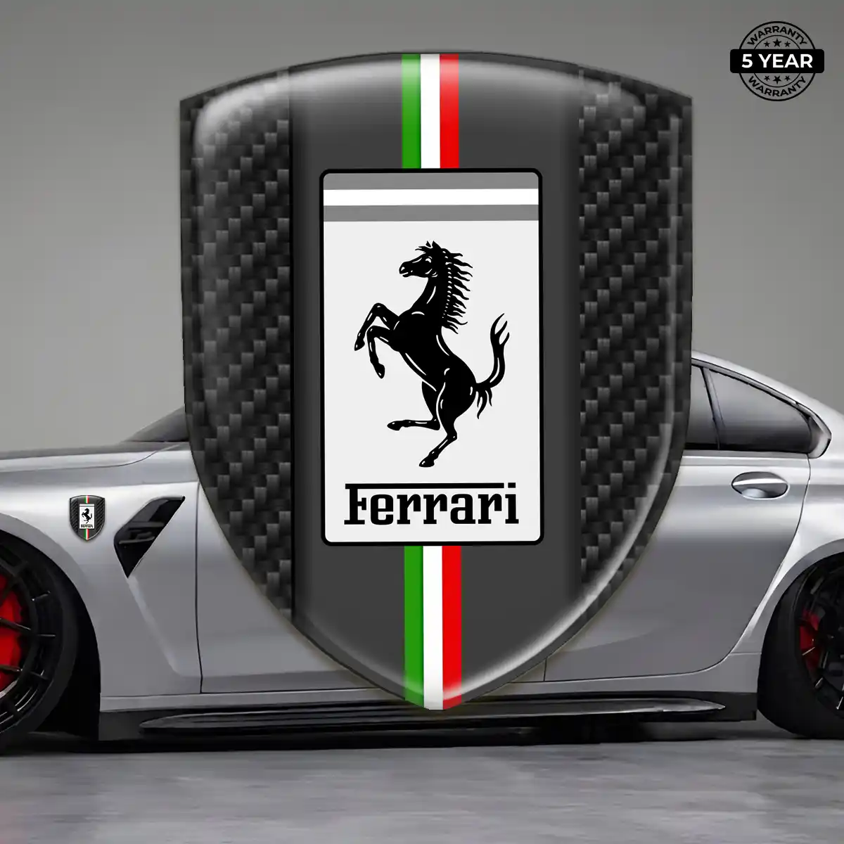 Ferrari Emblem Crest Refined Design