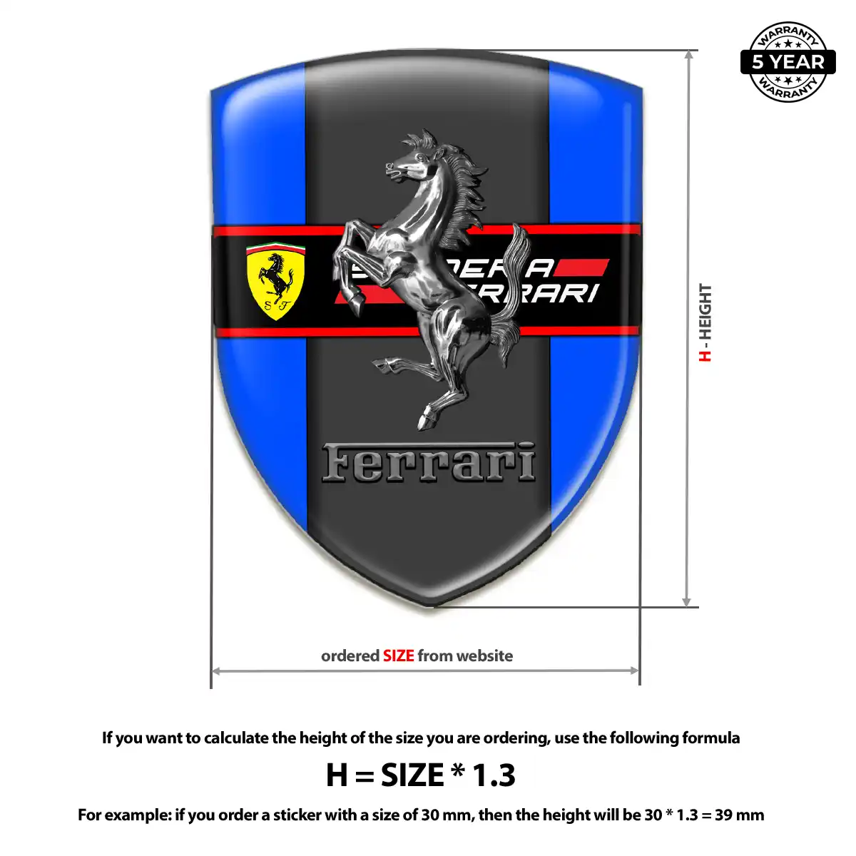 Ferrari Emblem Elite Finish