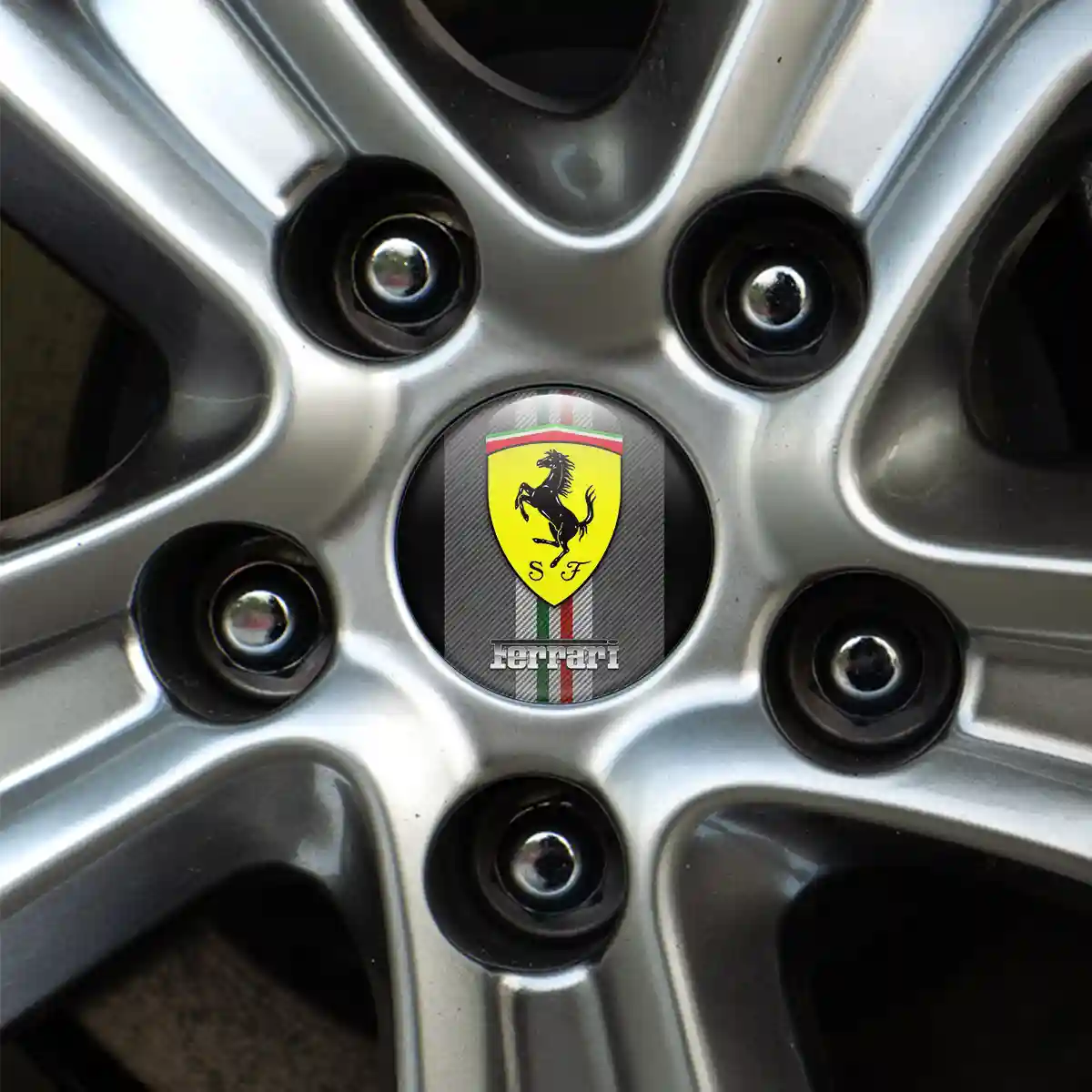 Ferrari Emblem Epoxy Self-Adhesive High Quality