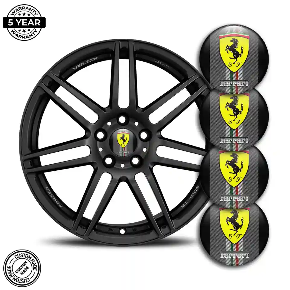 Ferrari Emblem Epoxy Self-Adhesive High Quality
