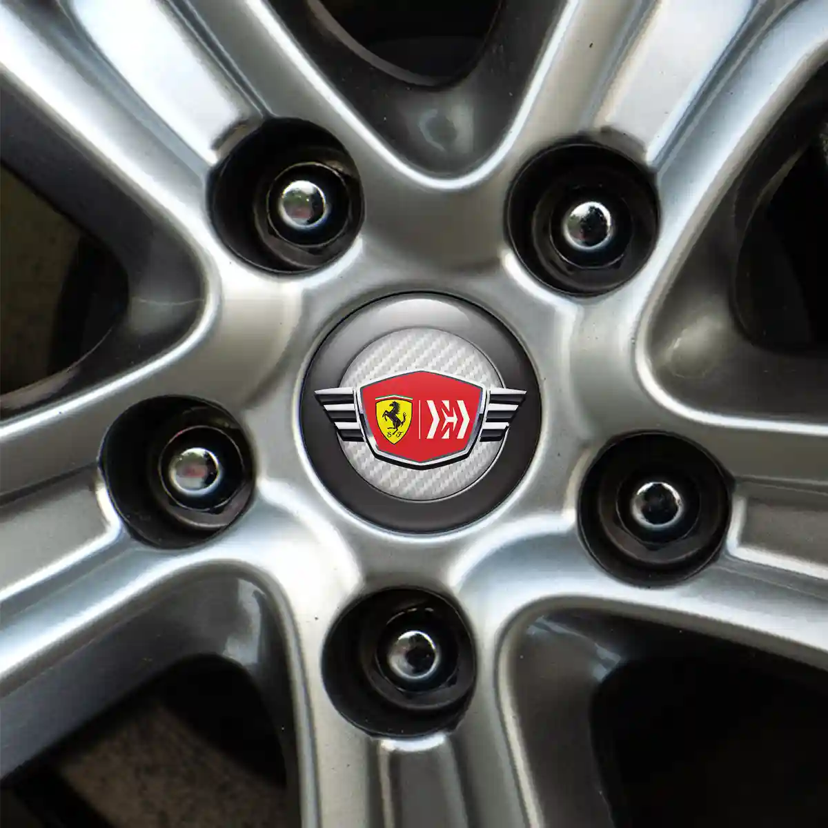 Ferrari Emblem Epoxy Self-Adhesive Luxury Edition