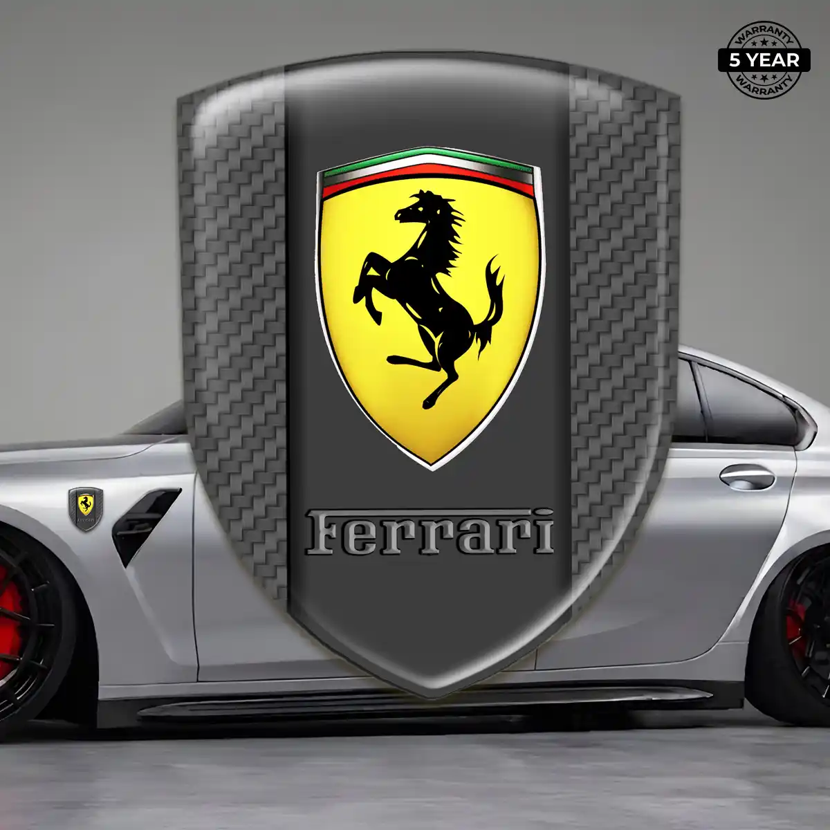 Ferrari Emblem Logo Badge Elite Finish