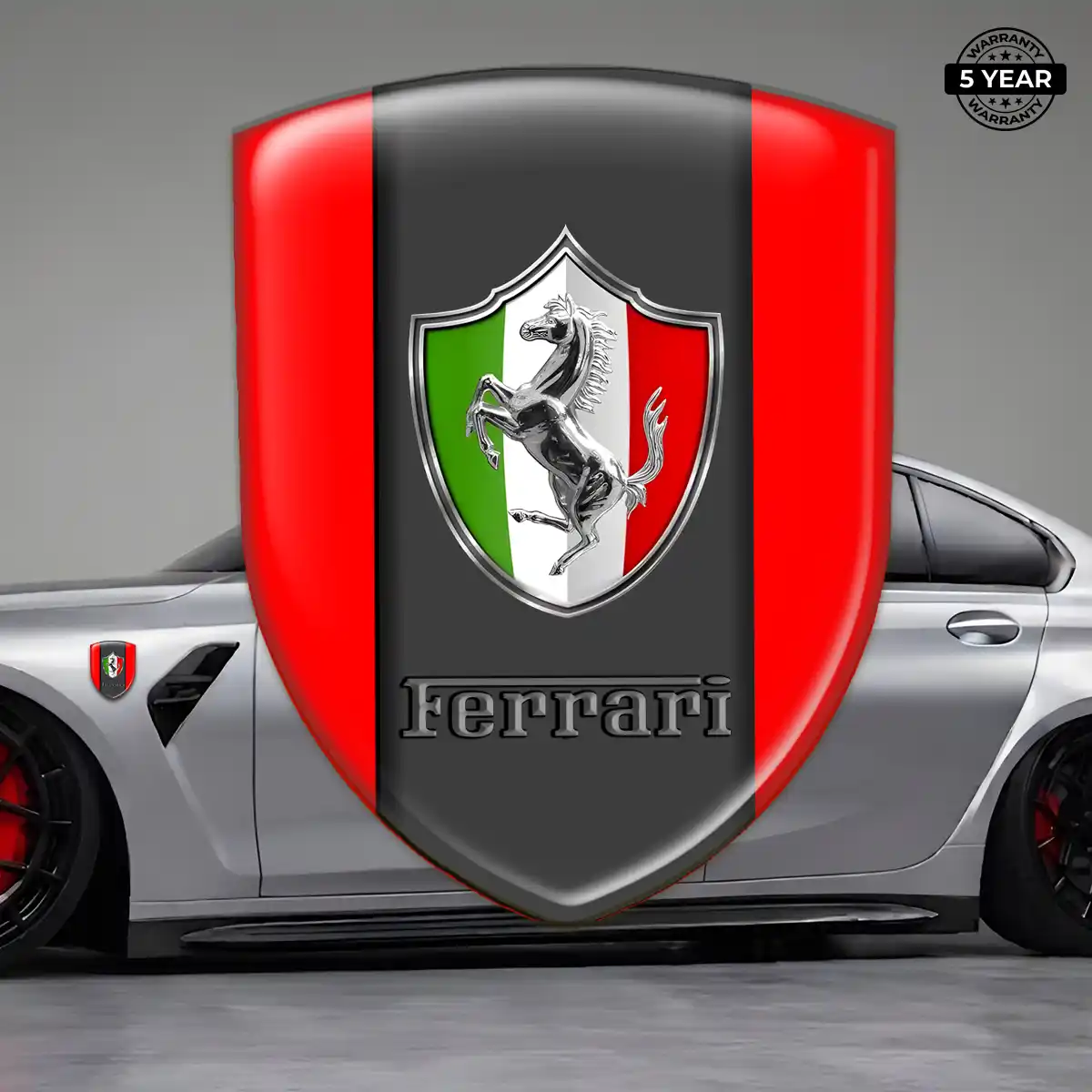 Ferrari Emblem Logo Badge Refined Design