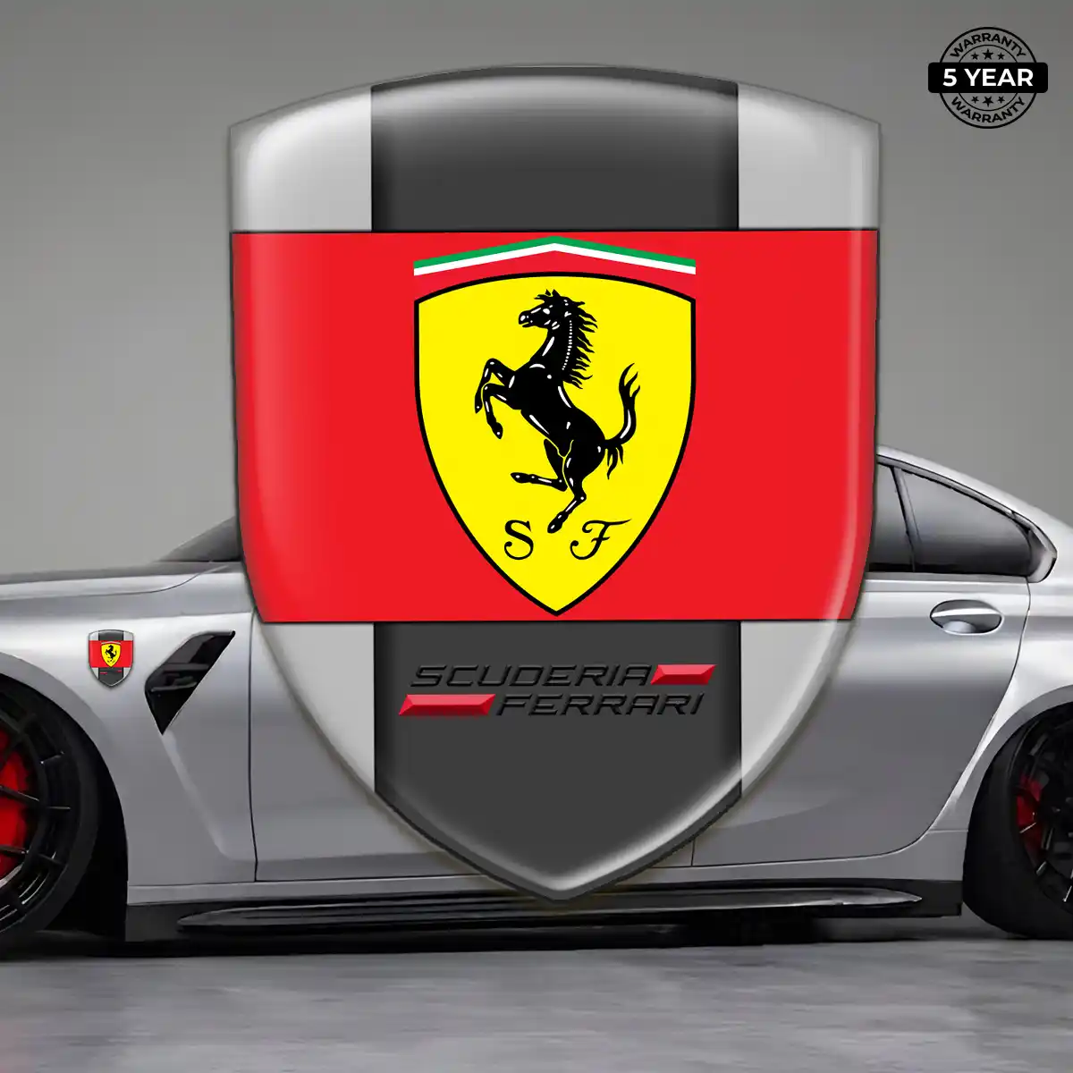Ferrari Emblem Shield Elite Finish