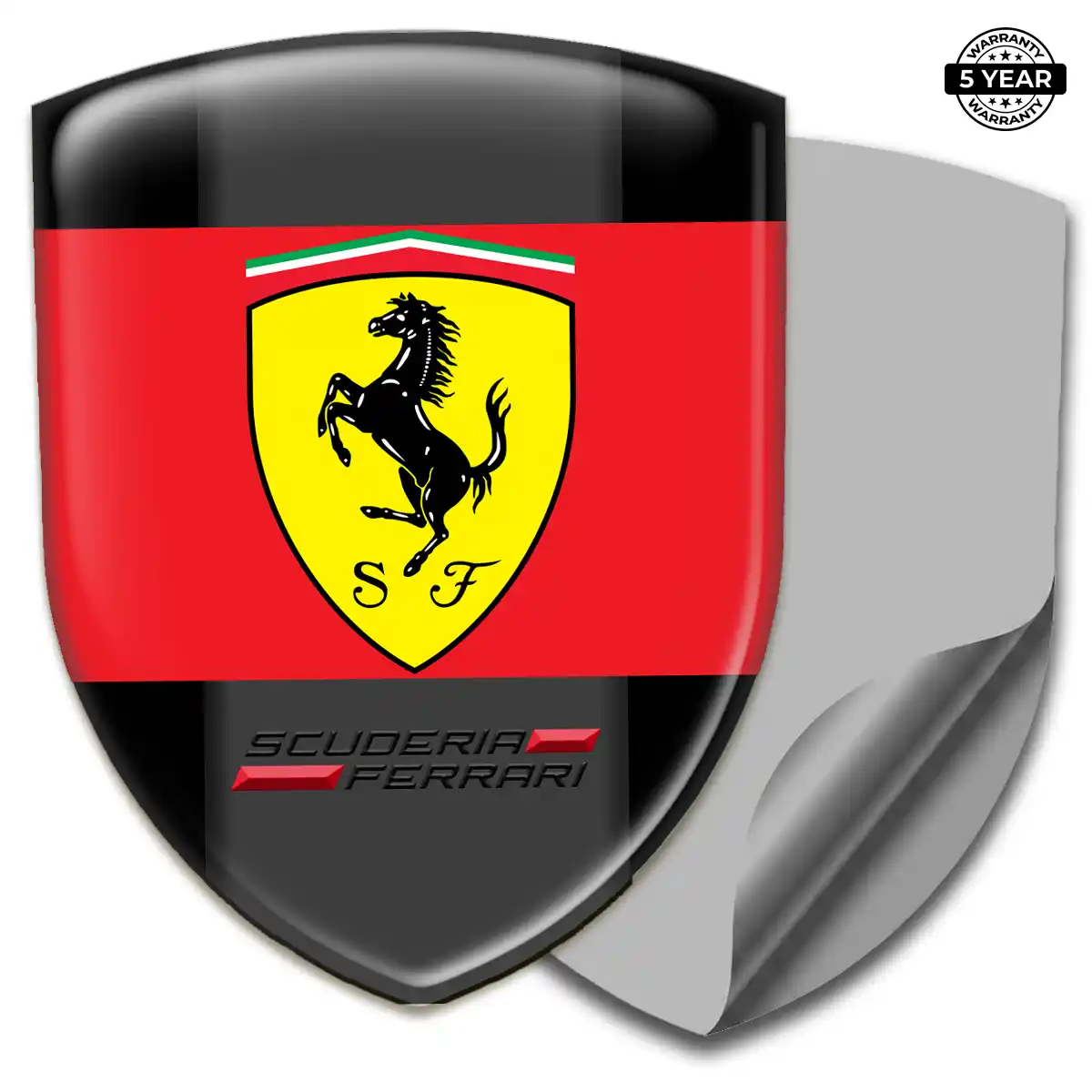Ferrari Emblem Shield Refined Design