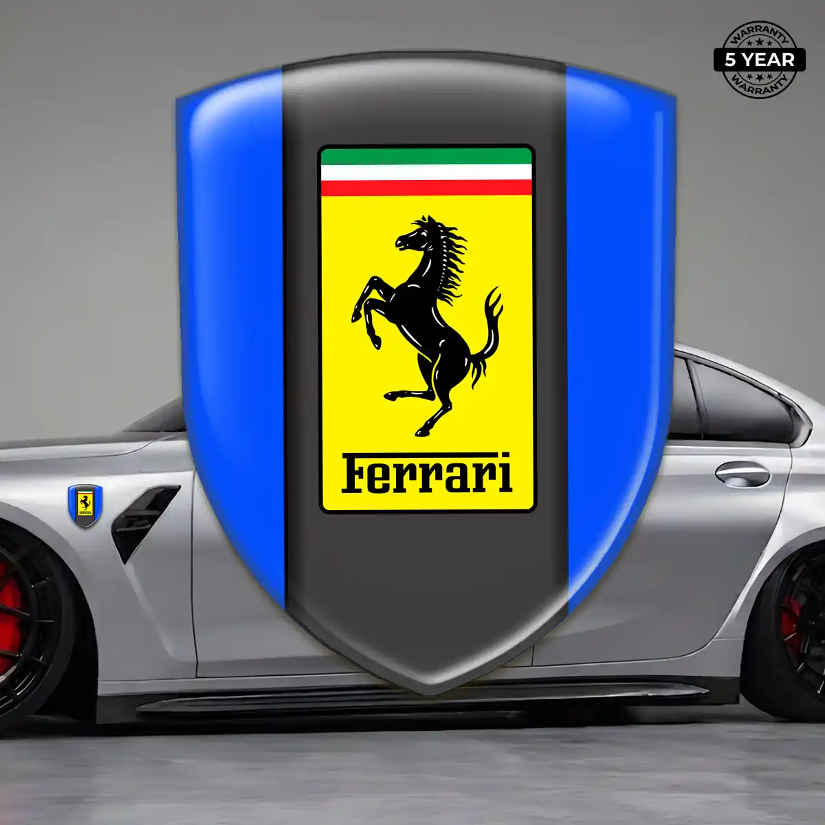 Ferrari Emblem Silicone Elite Finish