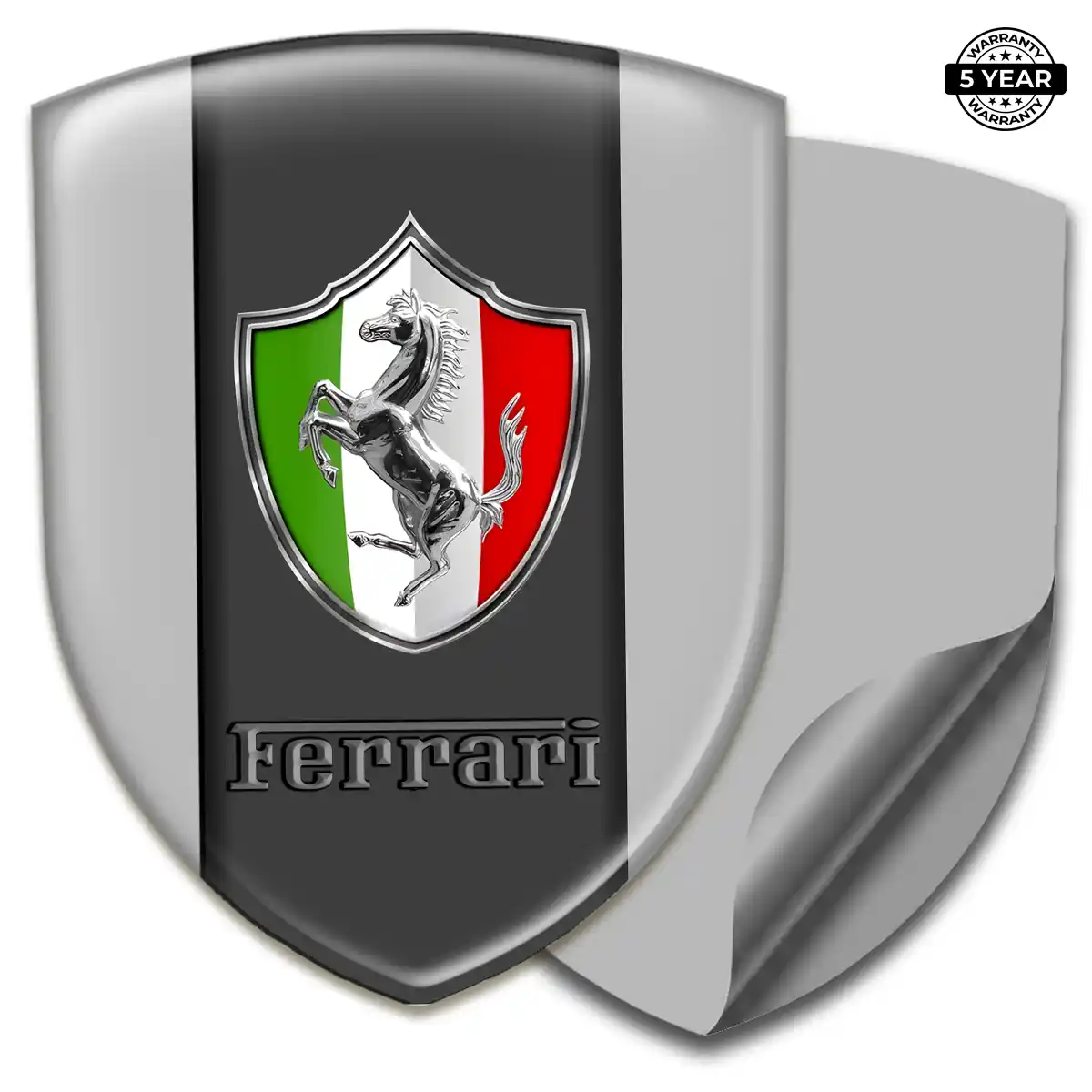 Ferrari Emblem Silicone Refined Design