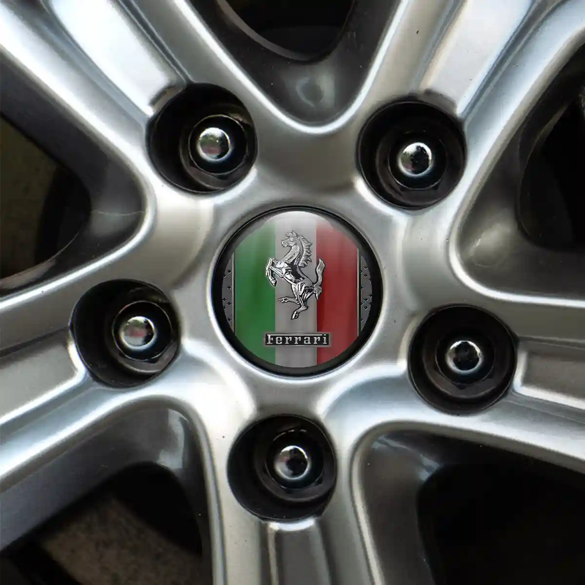Ferrari Emblem Wheel Center Caps Limited Edition